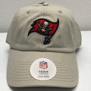Tampa Bay Buccaneers Bucs Baseball Cap Hat Strapback Men's One Size Beige Khaki